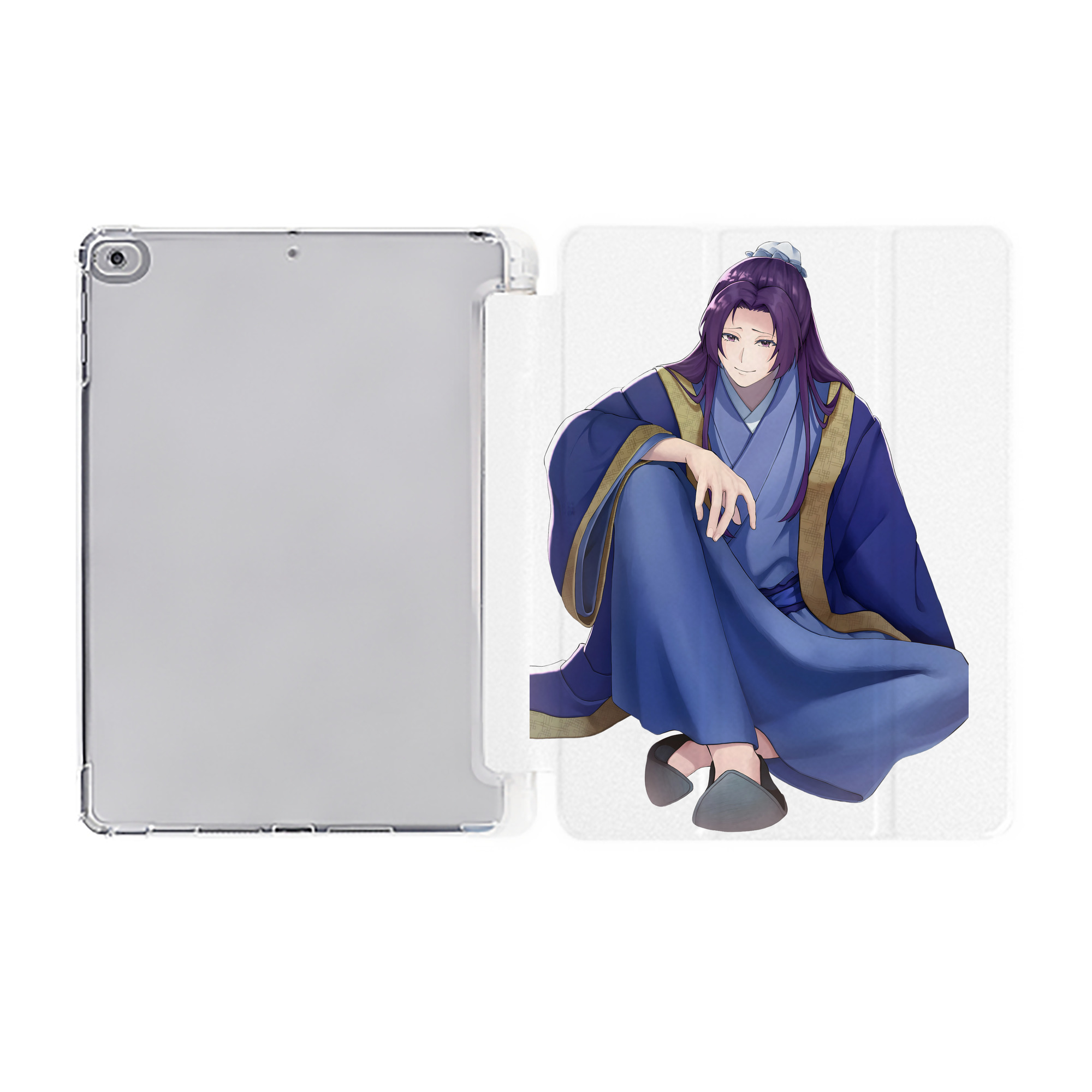 （画像用） 薬屋のひとりごと The Apothecary Diaries IPad ケース ペン収納付き 三つ折りスタンド PUレザー×シリコン 対応機種9.5/10.5/10.9インチ